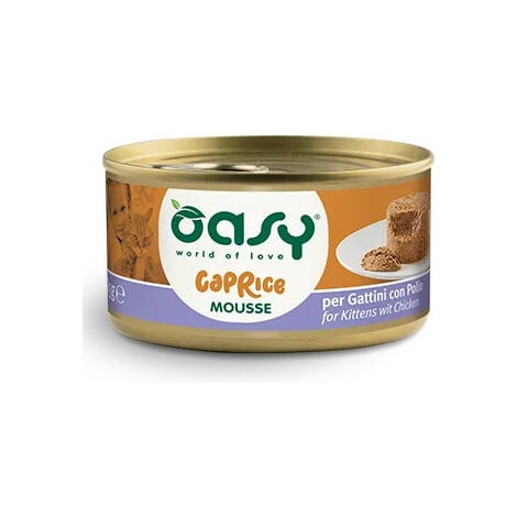 Oasy Caprice Mousse per Gattini con Pollo da 85 gr