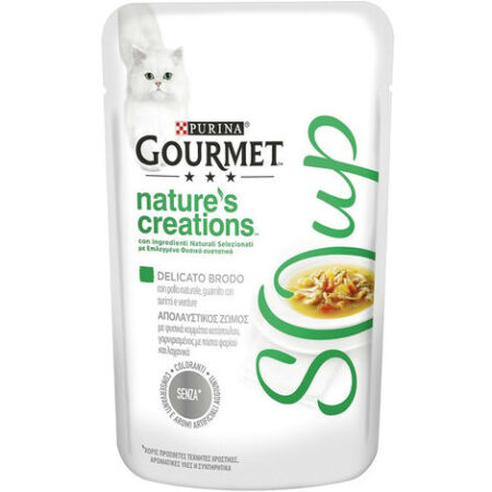 Gourmet Soup Nature's Creations per Gatto da 40 gr  Pollo con Verdure