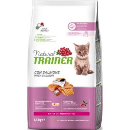 Trainer Natural per Gatto Kitten con Salmone 1,5kg