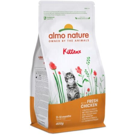 Almo Nature Holistic per Gatto Kitten con Pollo e Riso  400g
