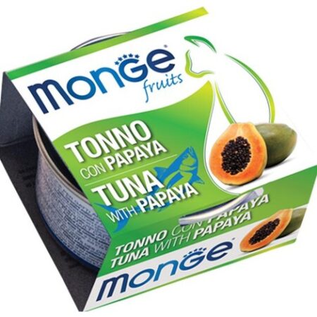 Monge Natural Superpremium Fruits per Gatto da 80 gr  Tonno e Papaya