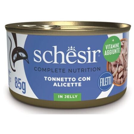 Schesir Gatto in jelly da 85g  Tonnetto e Alicette