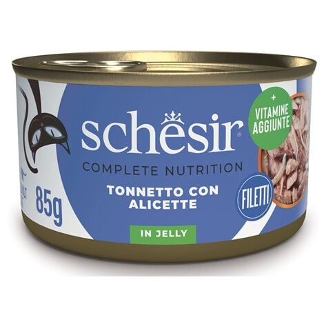 Schesir Gatto in jelly da 85g  Tonnetto e Alicette