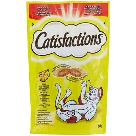 Catisfactions per Gatto da 60g  Formaggio