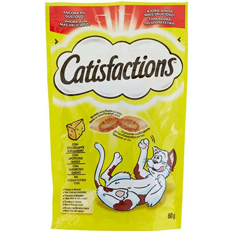 Catisfactions per Gatto da 60g  Formaggio