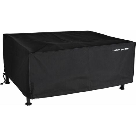 Cook'in garden – Custodia Protettiva per Plancha – Tutte Le Marche – Impermeabile – Dimensioni L82 x L59 x H21 cm – Rettangolare – Nero