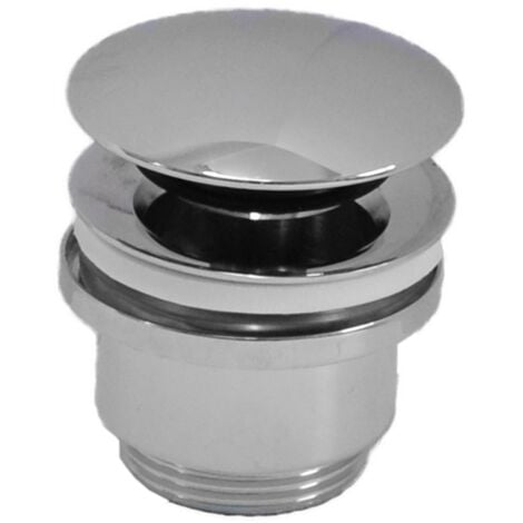 Piletta di scarico click-clack modello tondo universale Tecom PCU  Cromo