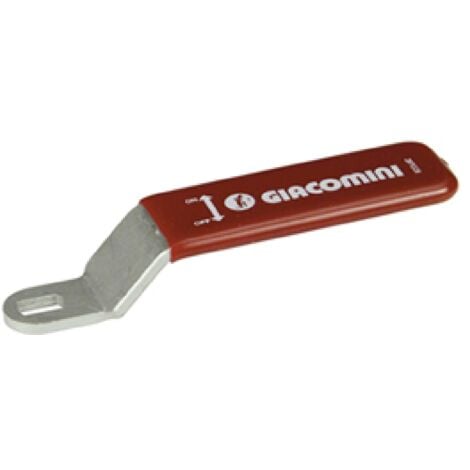 Maniglia a leva rossa per valvole a sfera Giacomini P31LRY  1 1/2" - 2"