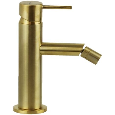 Miscelatore per bidet colore oro spazzolato Gattoni Easy 2352/23SG  Senza piletta di scarico  - Oro Spazzolato
