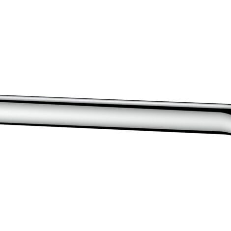 Braccio doccia tondo con rosone lungo 30 cm