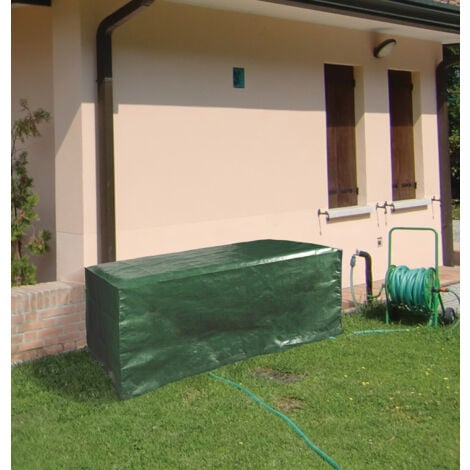 Copertura in Poliestere per Tavoli Retangolari FERLIVING 205x105x70h cm