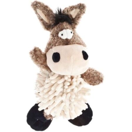 Gioco peluche Asinello morbido per cani