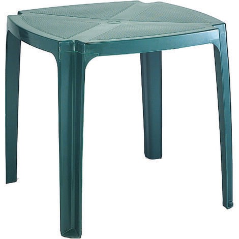 Tavolo da giardino 75x75 verde cm.75x75x72h. - cm.75x75x72h. - peso kg.5,9