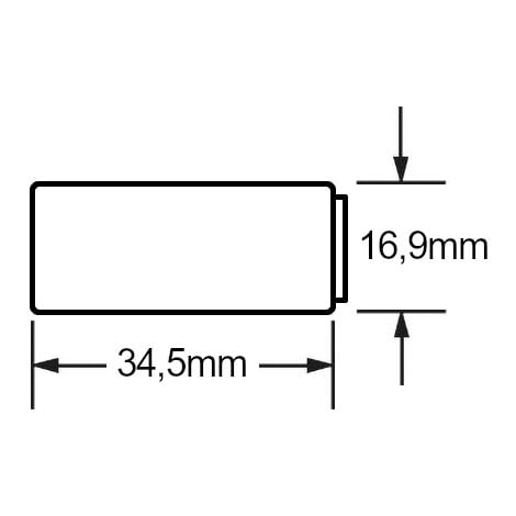 Blister da 1 pila al litio 3V Panasonic - CR123, CR123A, CR17345
