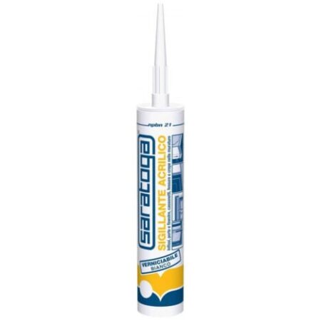 Saratoga 280ml npbn 21 silicone sigillante acrilico bianco