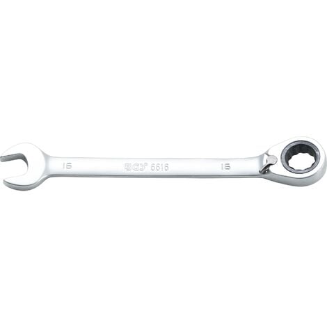 Chiave combinata a cricchetto  reversibile  16 mm