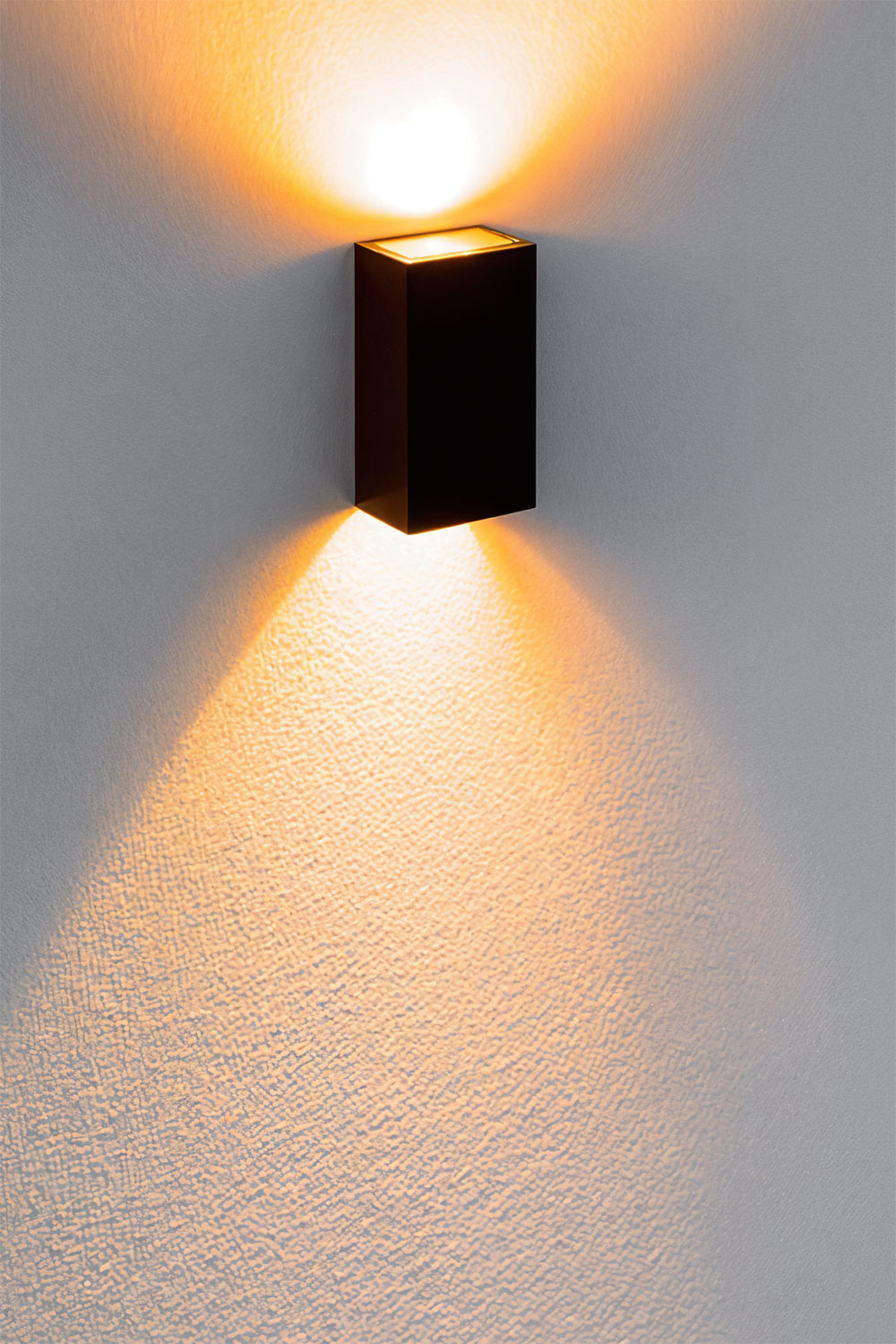 Applique da esterno LED in alluminio con 2 punti luce Cuvior