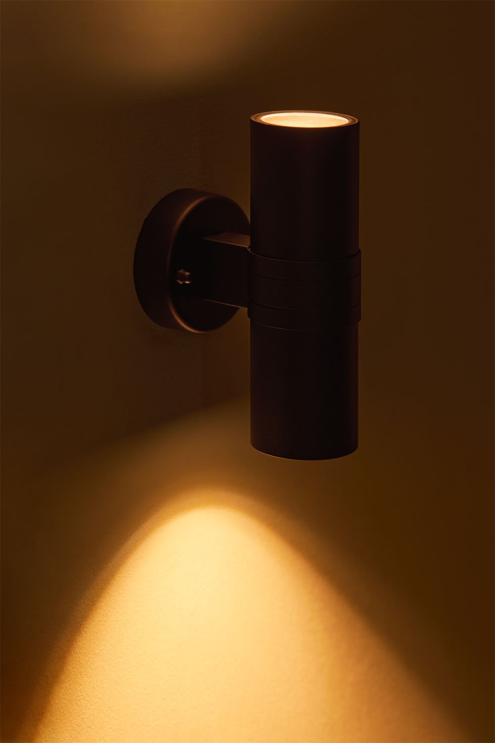 Applique da esterno in acciaio inox con 2 punti luce Grivat