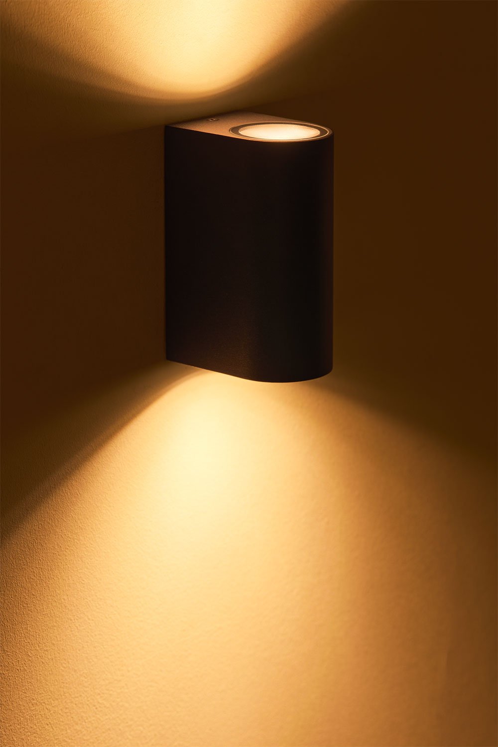 Applique da esterno in alluminio con 2 punti luce Pevot