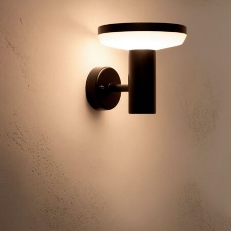Lampada da parete a LED da esterno Ovint in acciaio inox