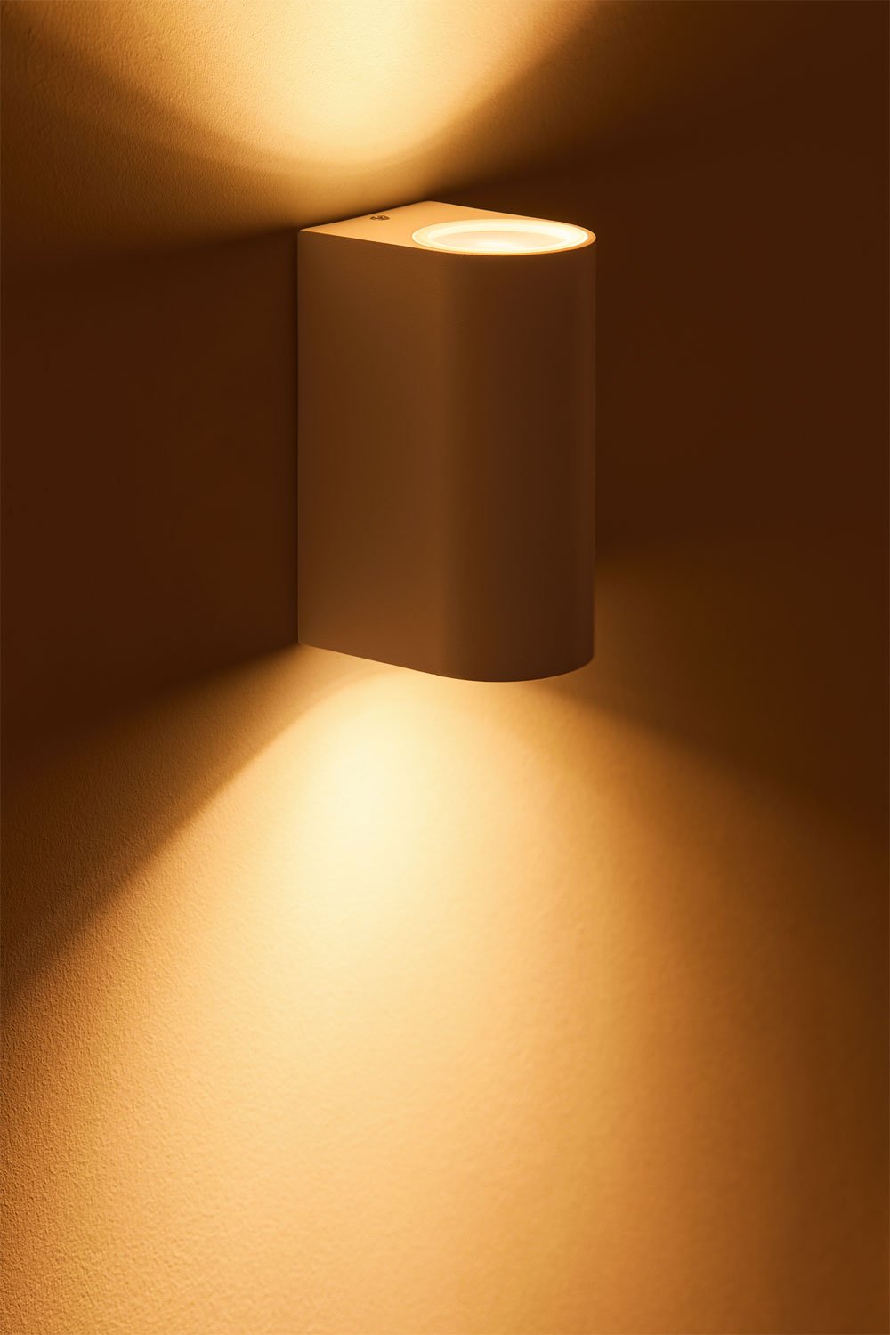 Applique da parete in alluminio con 2 punti luce Pevot