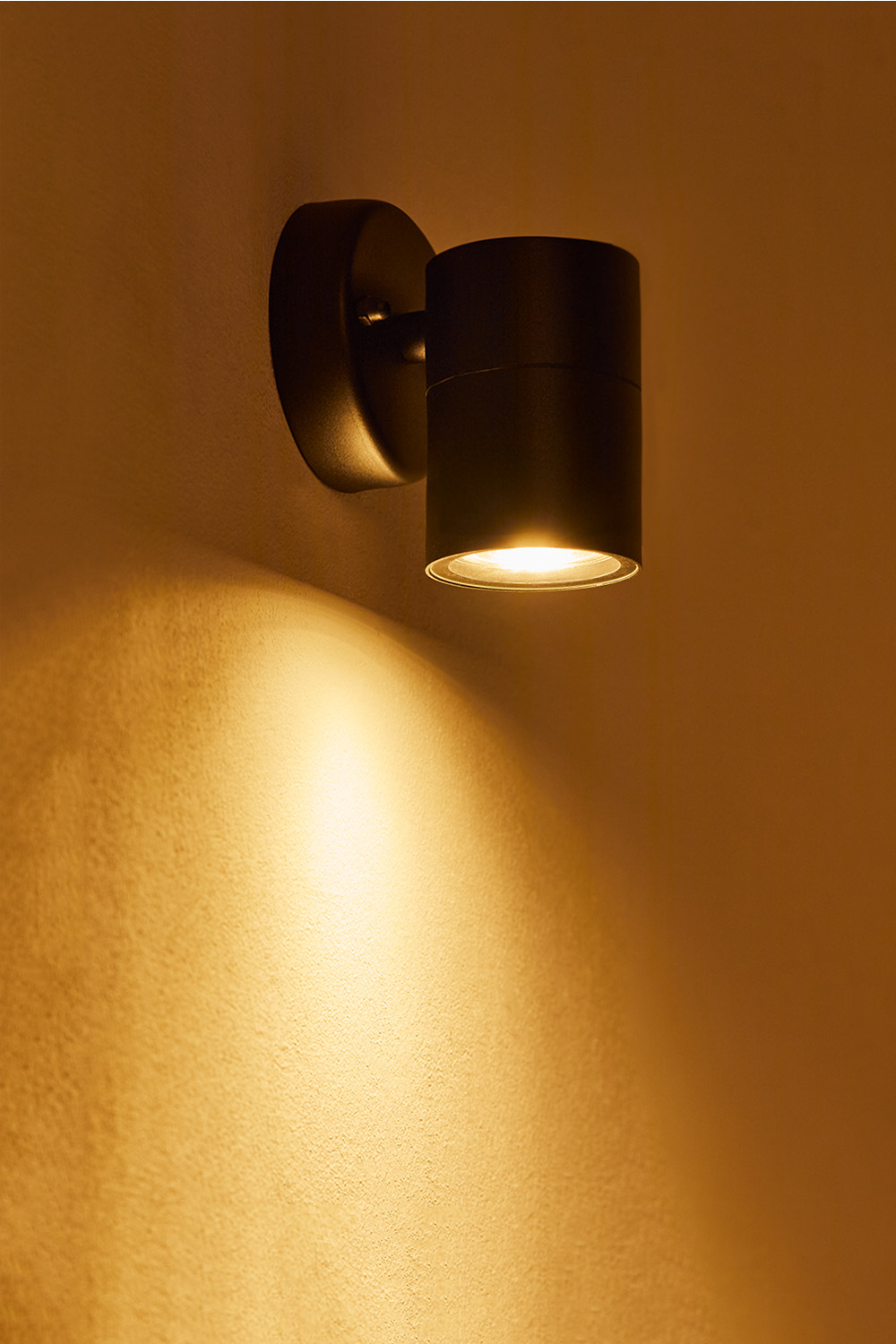 Lampada da parete per esterni Jaxten in acciaio inossidabile