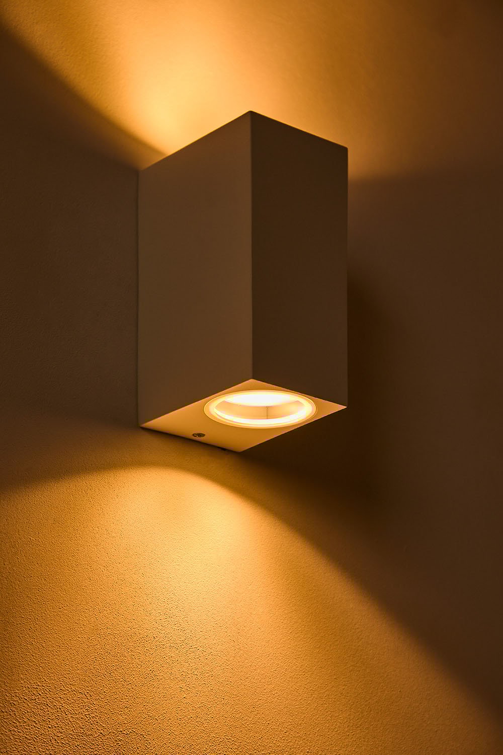 Applique da esterno in alluminio con 2 punti luce Dolton