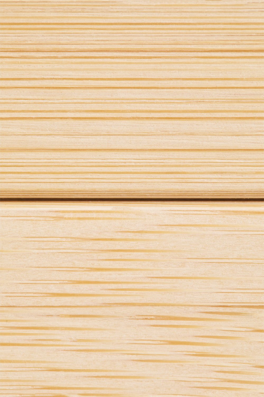 Armadio modulare aperto Deneb Bamboo a 2 pezzi con ripiani, scaffale e appendiabiti