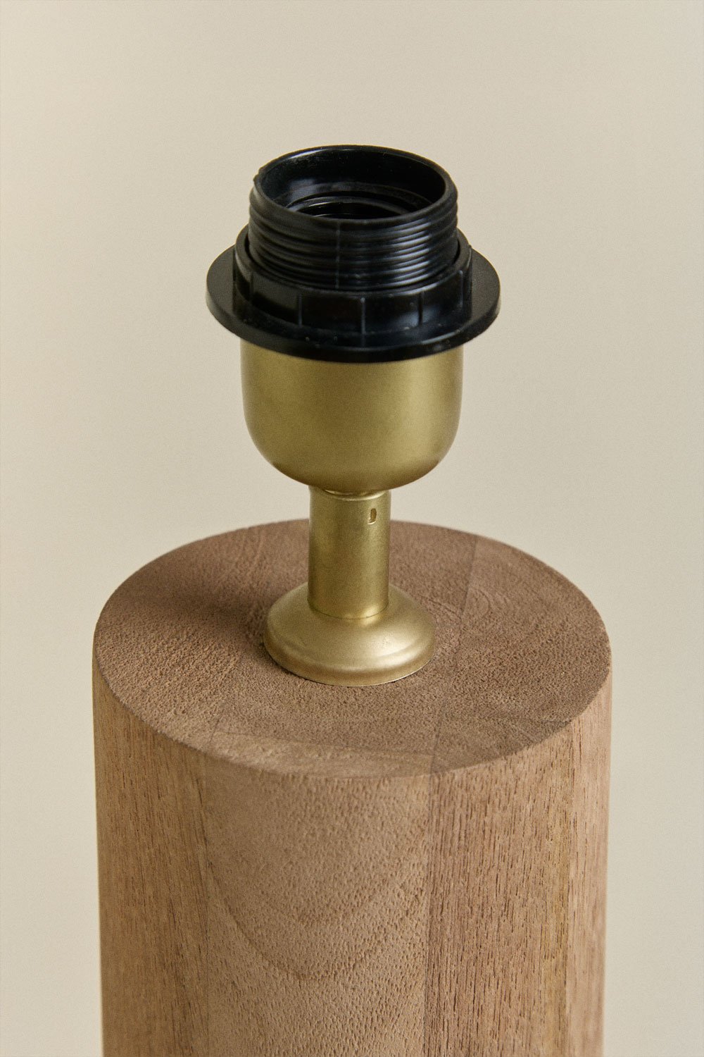Base lampada da tavolo ↑30 cm in legno di mango Carolina
