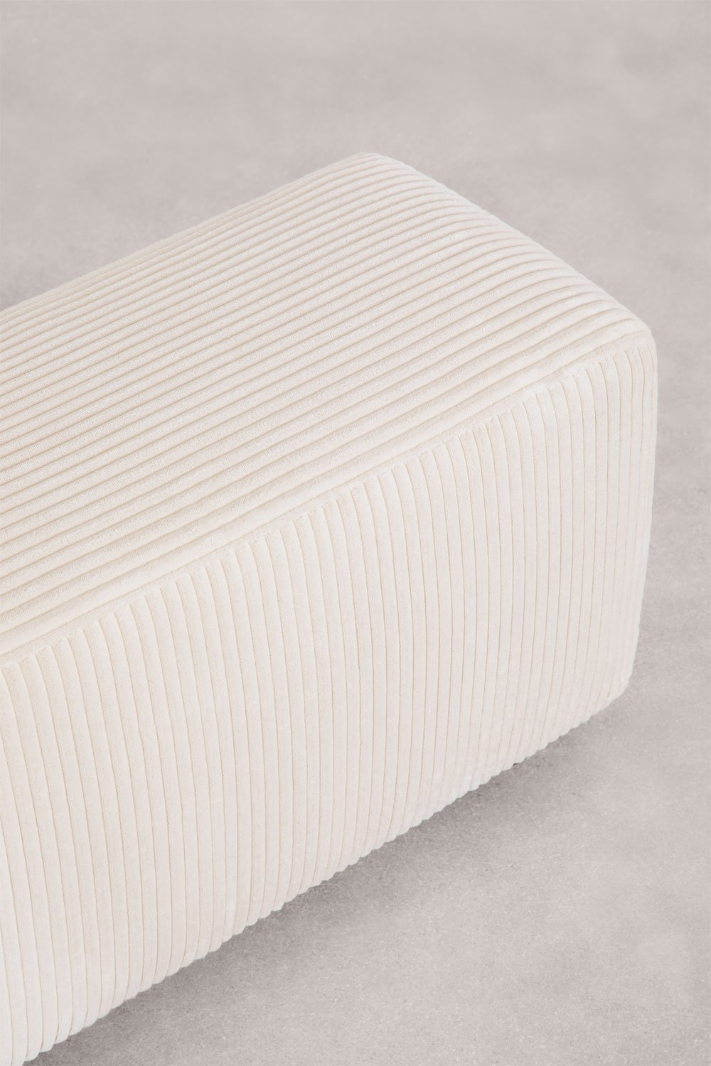 Bracciolo basso (113x30 cm) per divano componibile Bruna