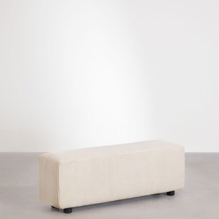 Bracciolo basso (113x30 cm) per divano componibile Bruna