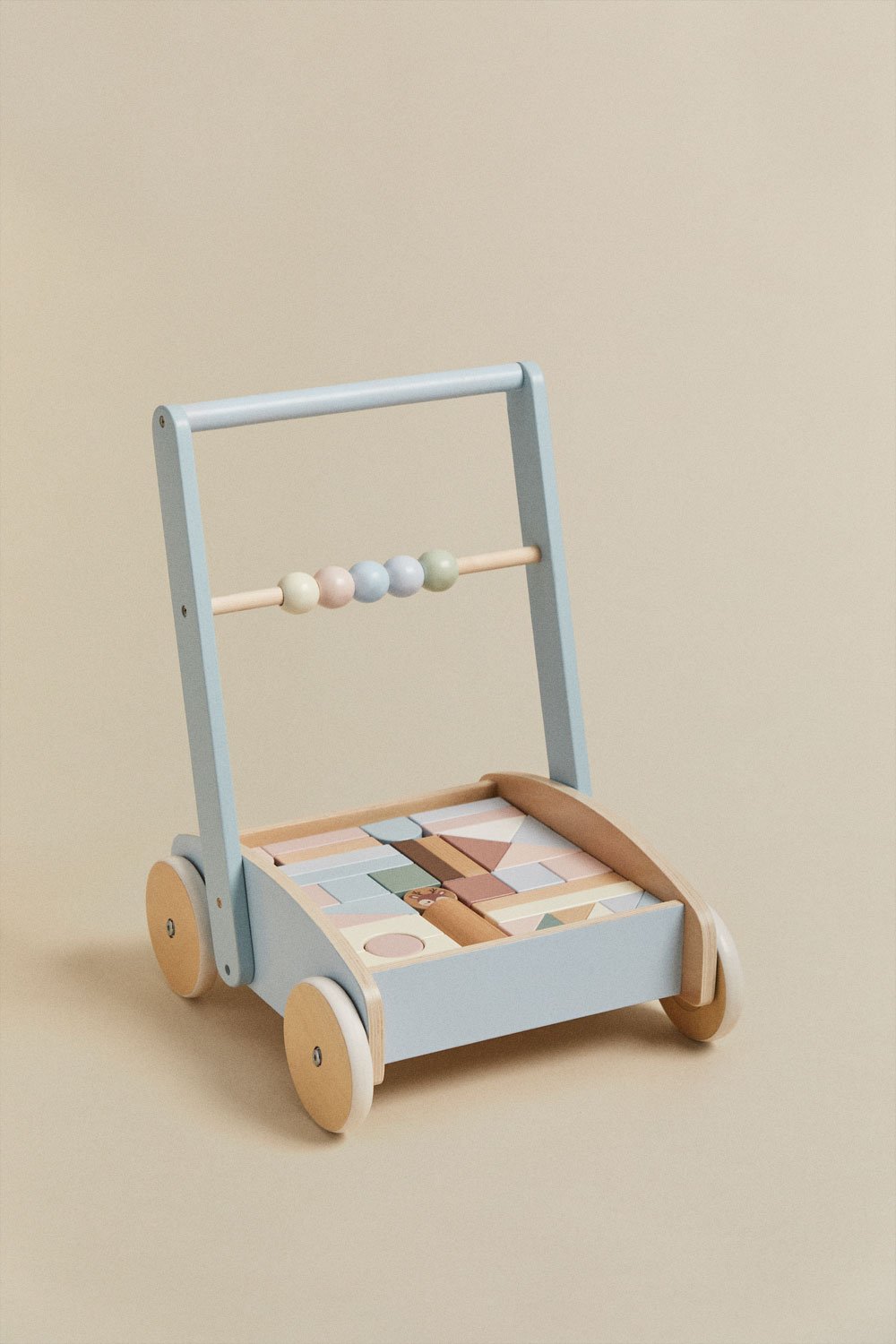 Passeggino girello multi-attività in legno per bambini Soriento