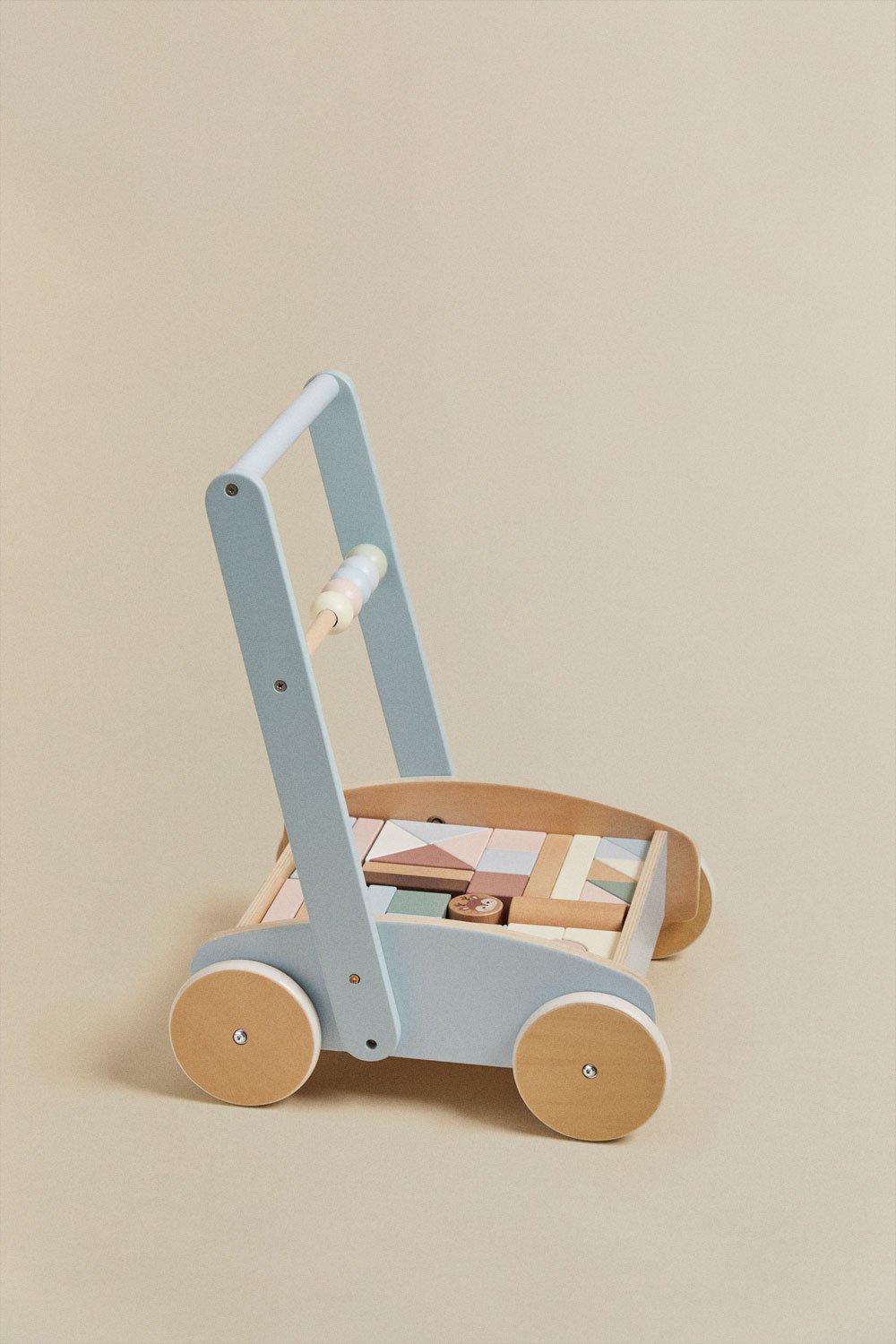 Passeggino girello multi-attività in legno per bambini Soriento