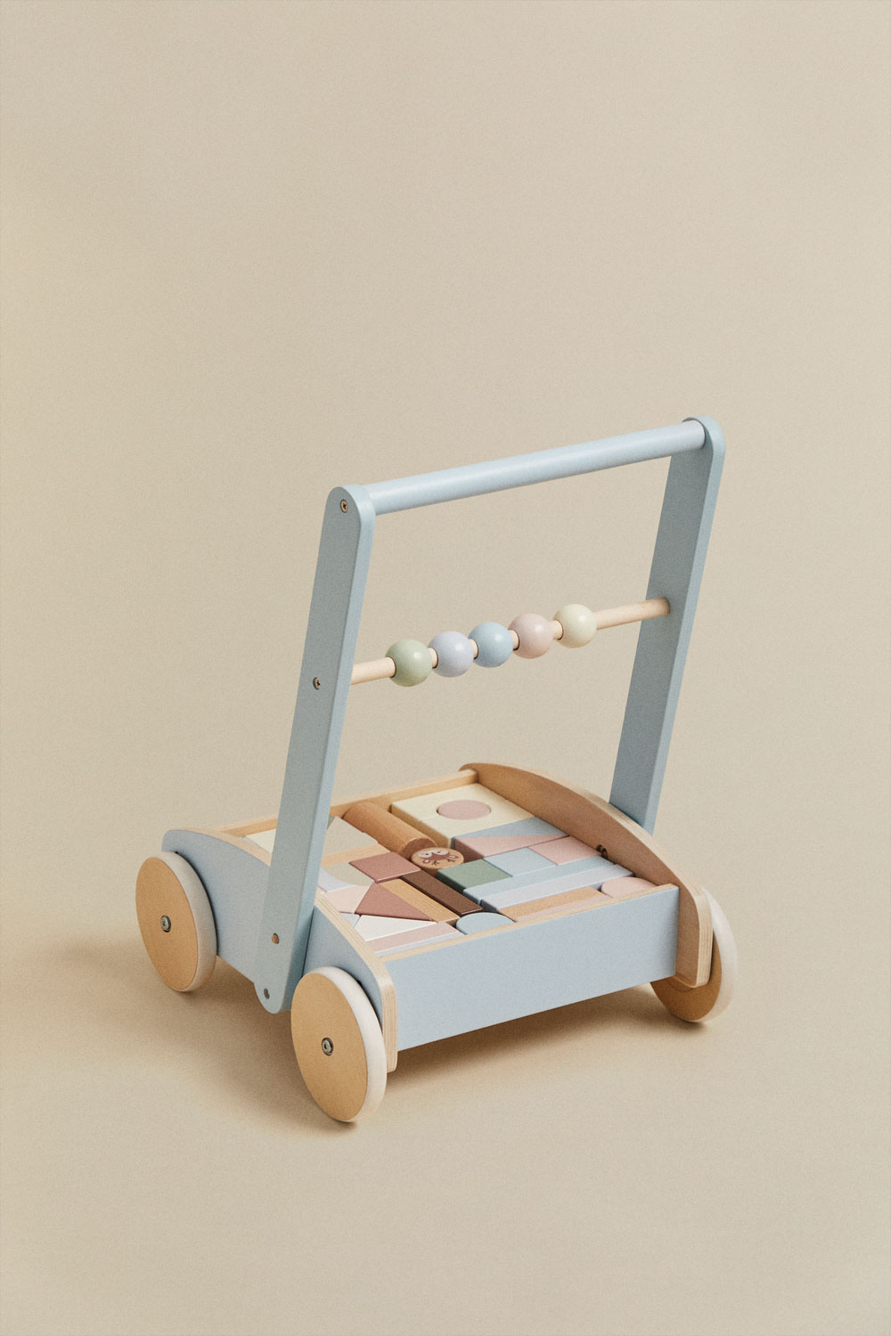 Passeggino girello multi-attività in legno per bambini Soriento