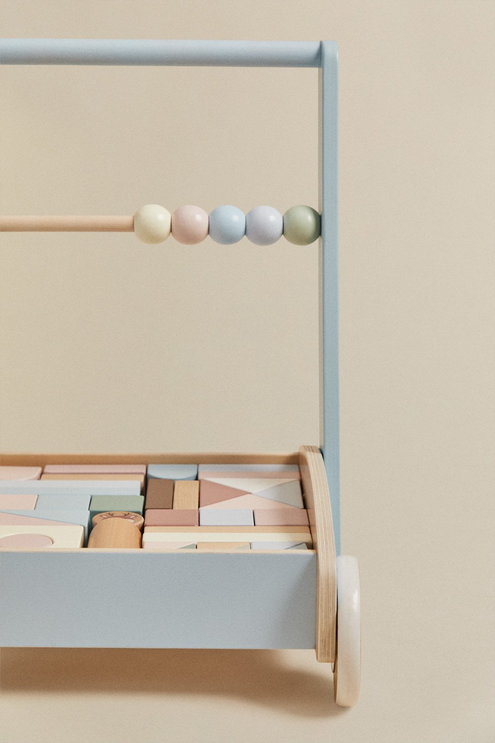 Passeggino girello multi-attività in legno per bambini Soriento