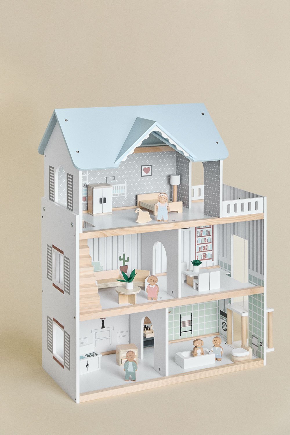 Casa delle bambole in legno Elizabeth Kids