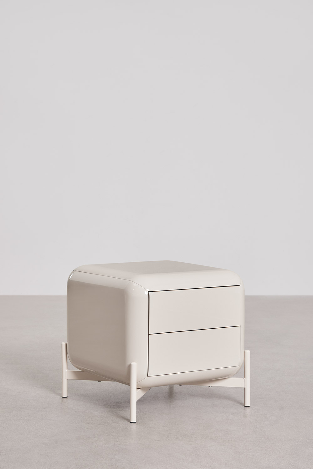 Comodino 45x45 cm in MDF Alazne