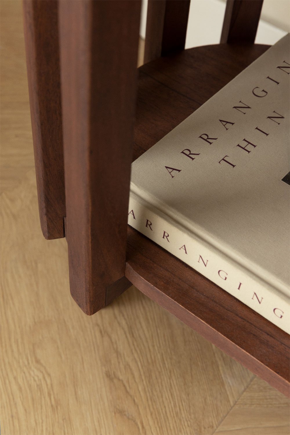 Comodino 50x35 cm in legno di acacia Dragor