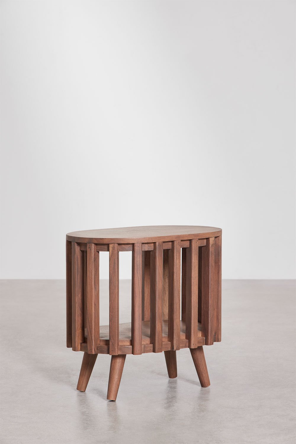 Comodino 50x35 cm in legno di acacia Dragor