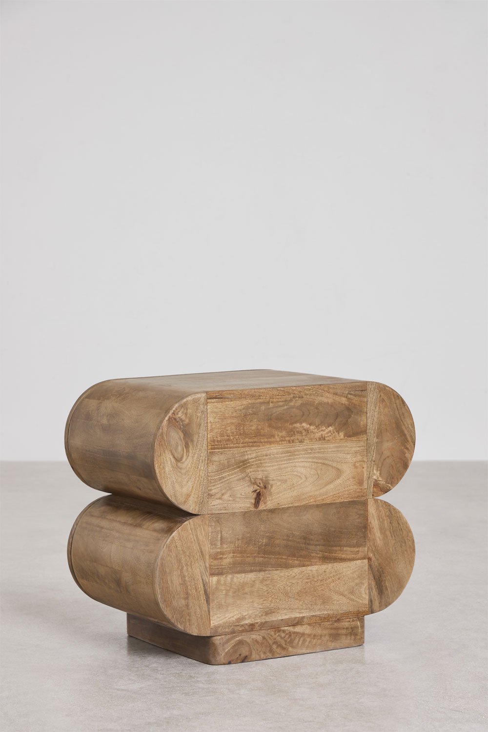 Comodino Elaia in legno di mango 55x35 cm