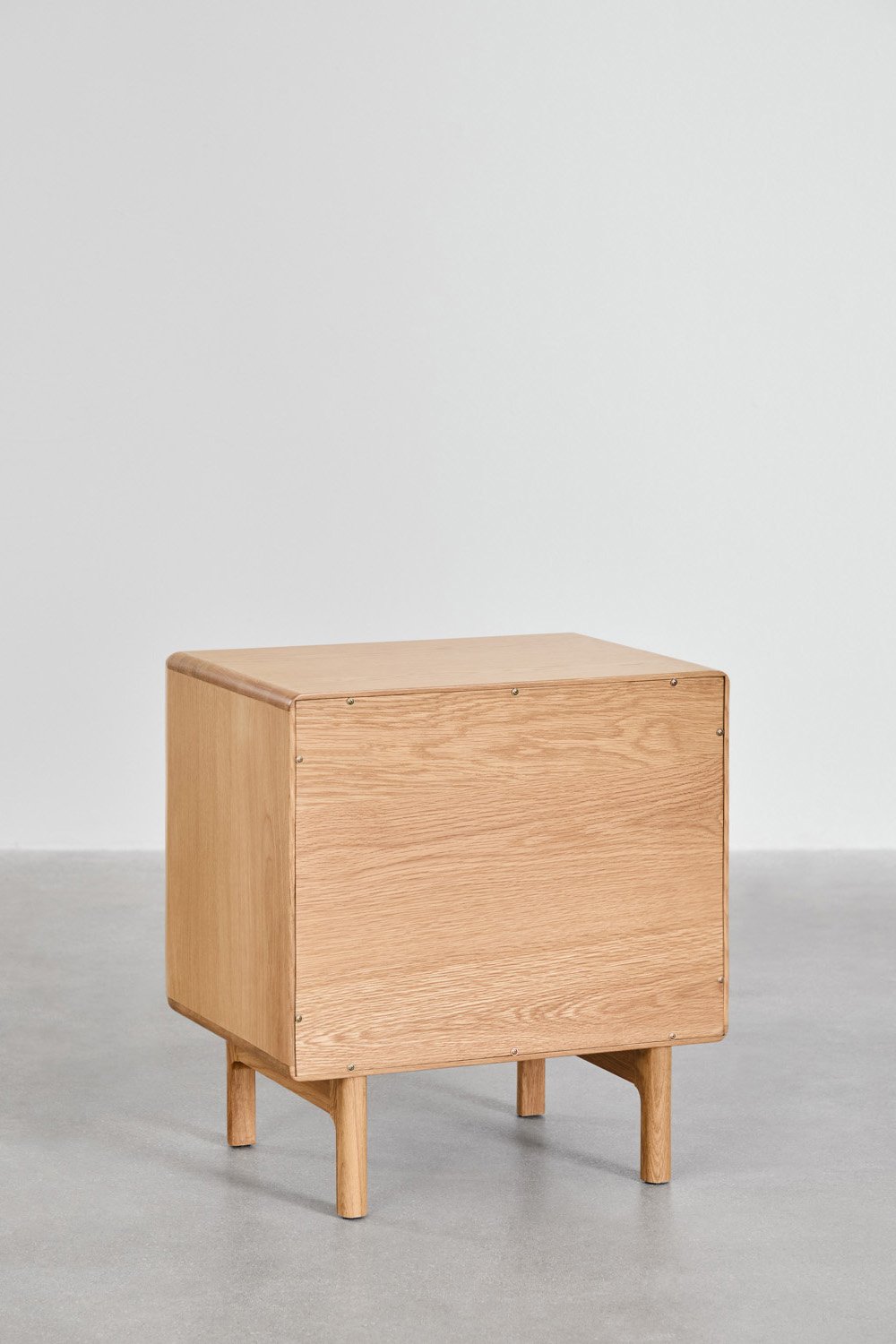 Comodino in legno di rovere Treveris