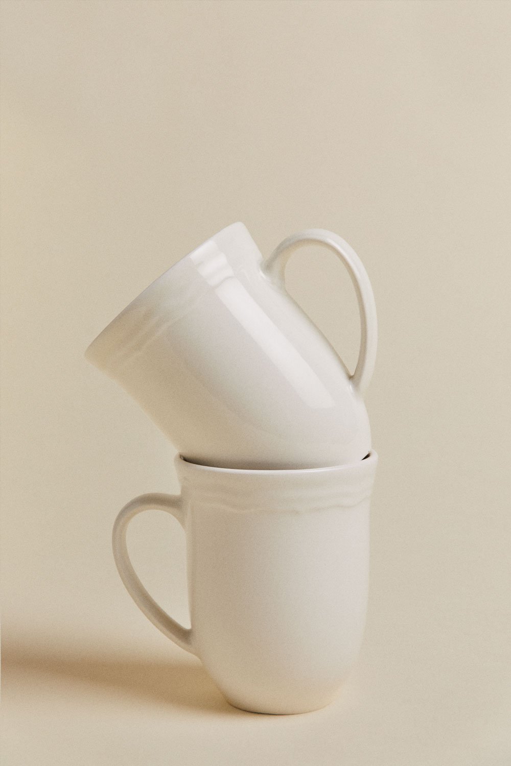Confezione da 2 tazze in new bone china 38 cl Oritia