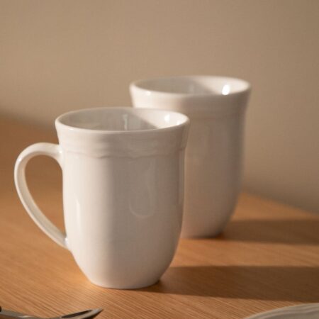 Confezione da 2 tazze in new bone china 38 cl Oritia