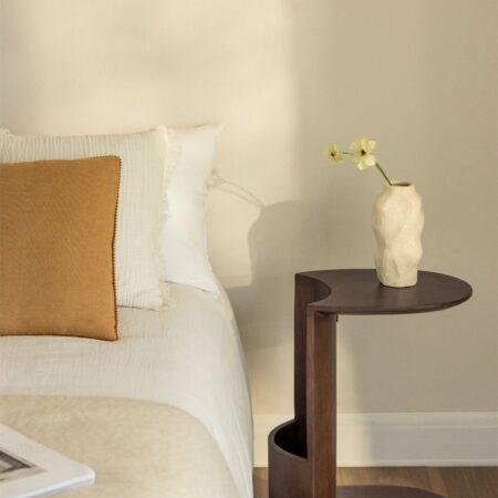 Confezione da 2 comodini 45x30 cm in legno Kenoly