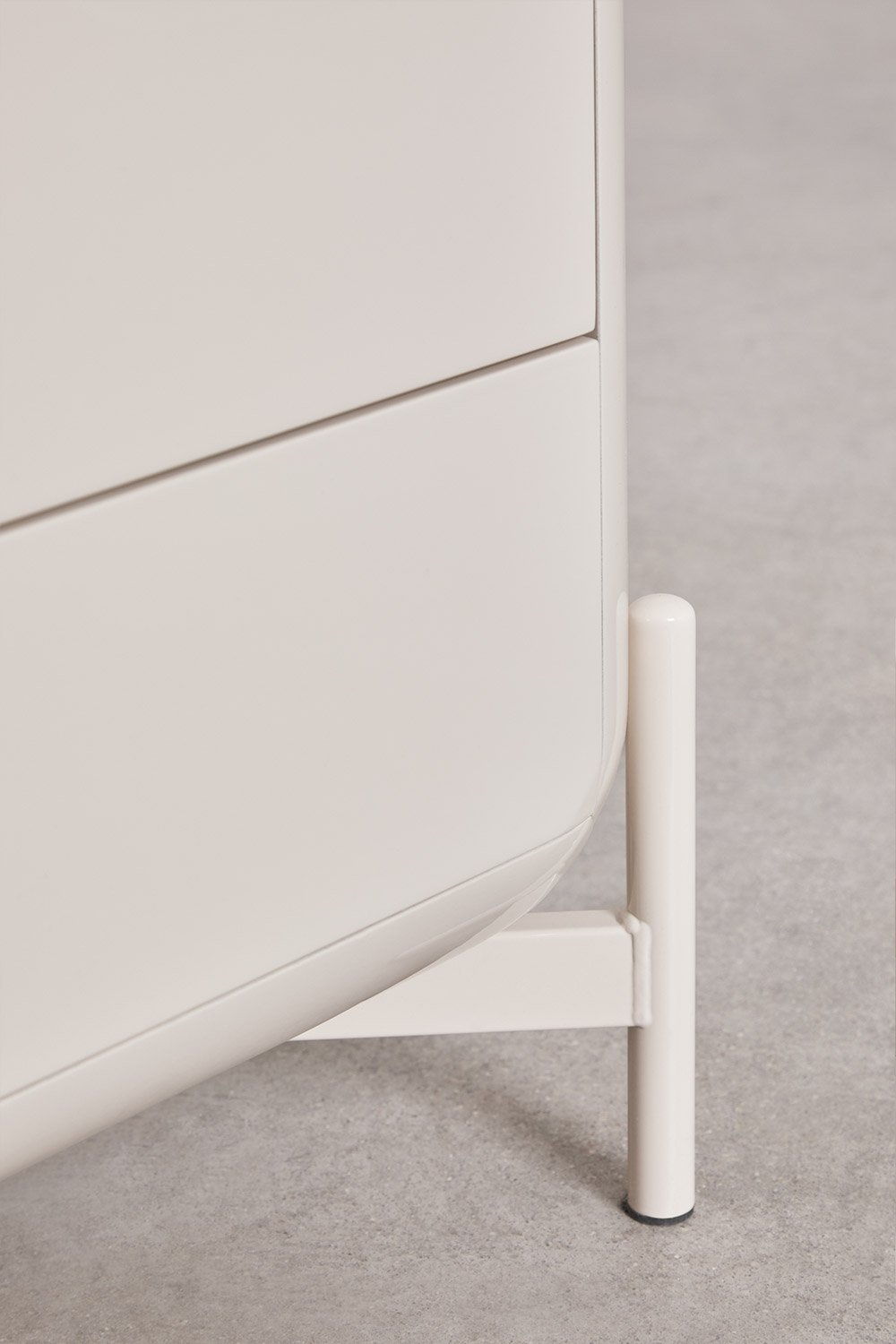 Confezione da 2 comodini 45x45 cm in MDF Alazne