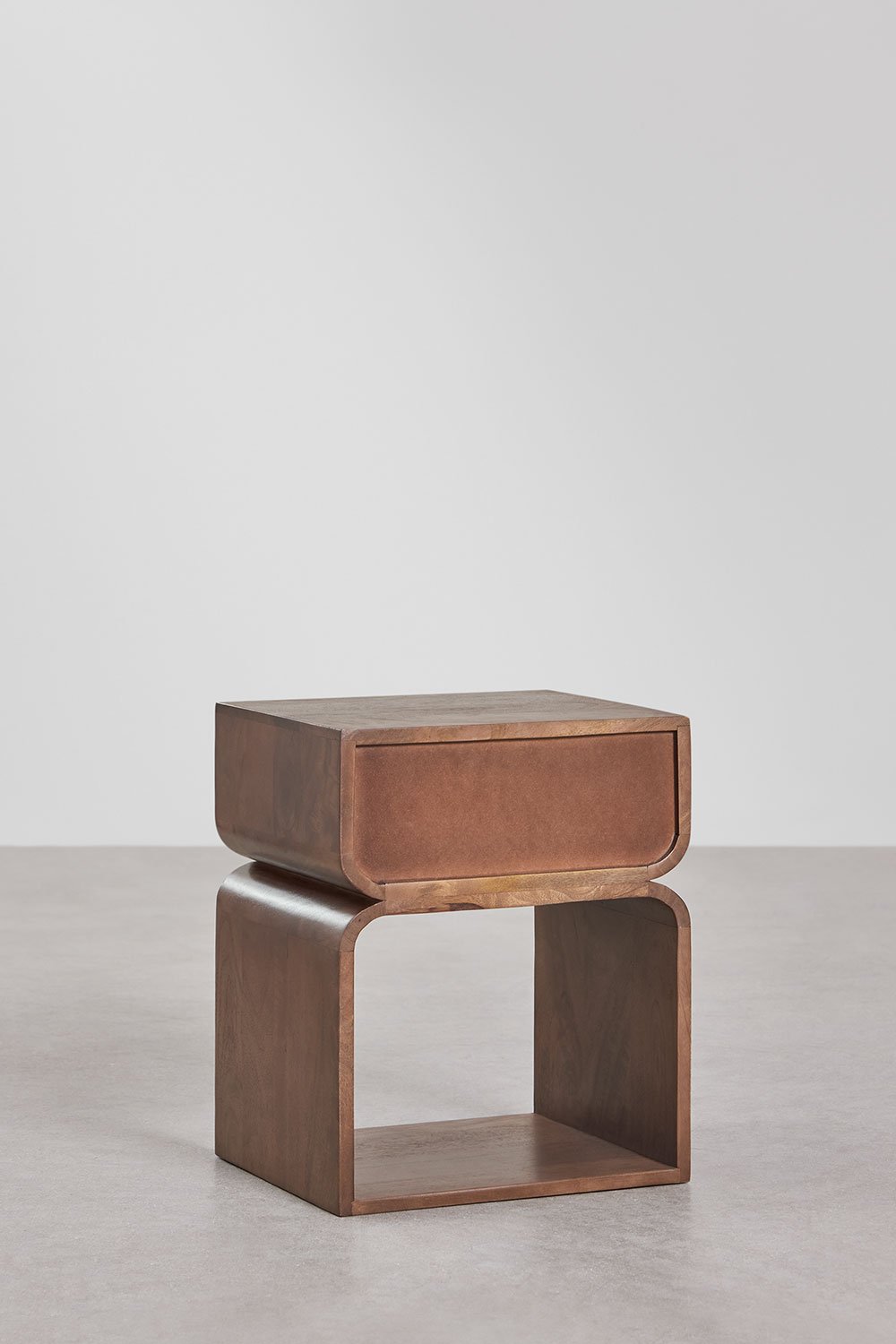 Confezione da 2 comodini Ferni in legno, 40x35 cm