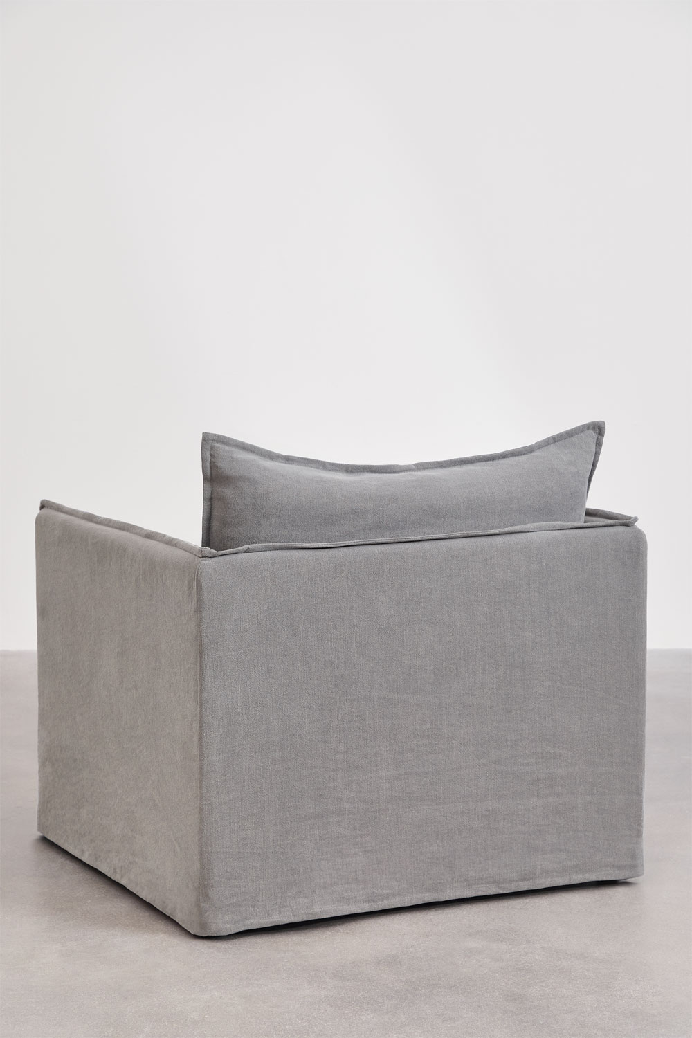Confezione da 2 poltrone Grace in lino e cotone