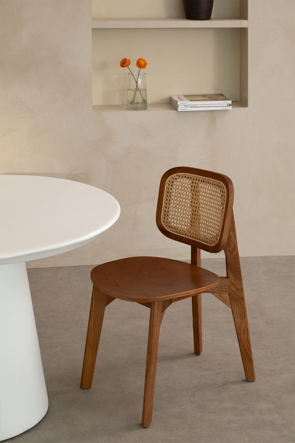 Confezione da 2 sedie da pranzo in legno Defne