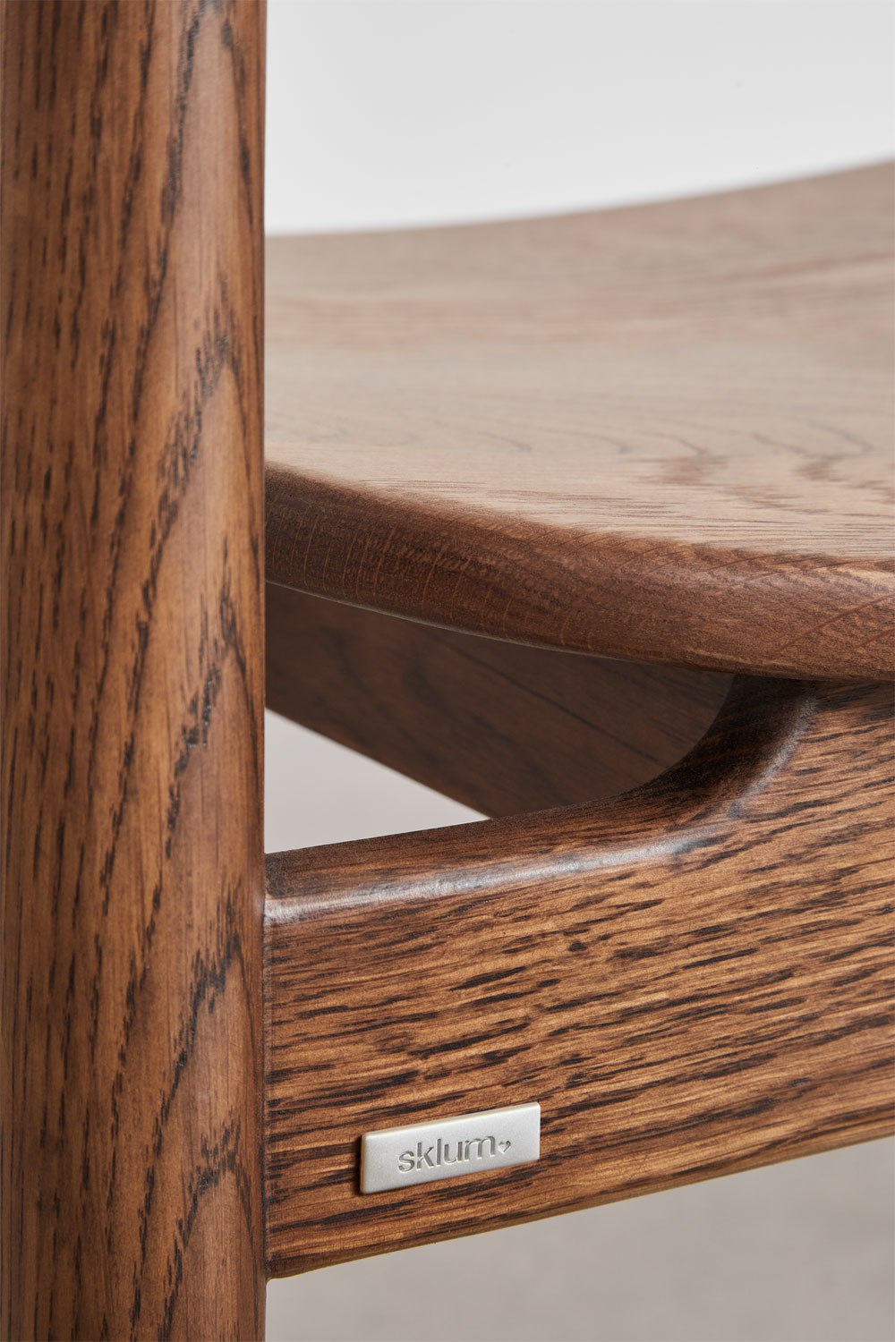 Set di 2 sedie da pranzo in legno di rovere Mireita