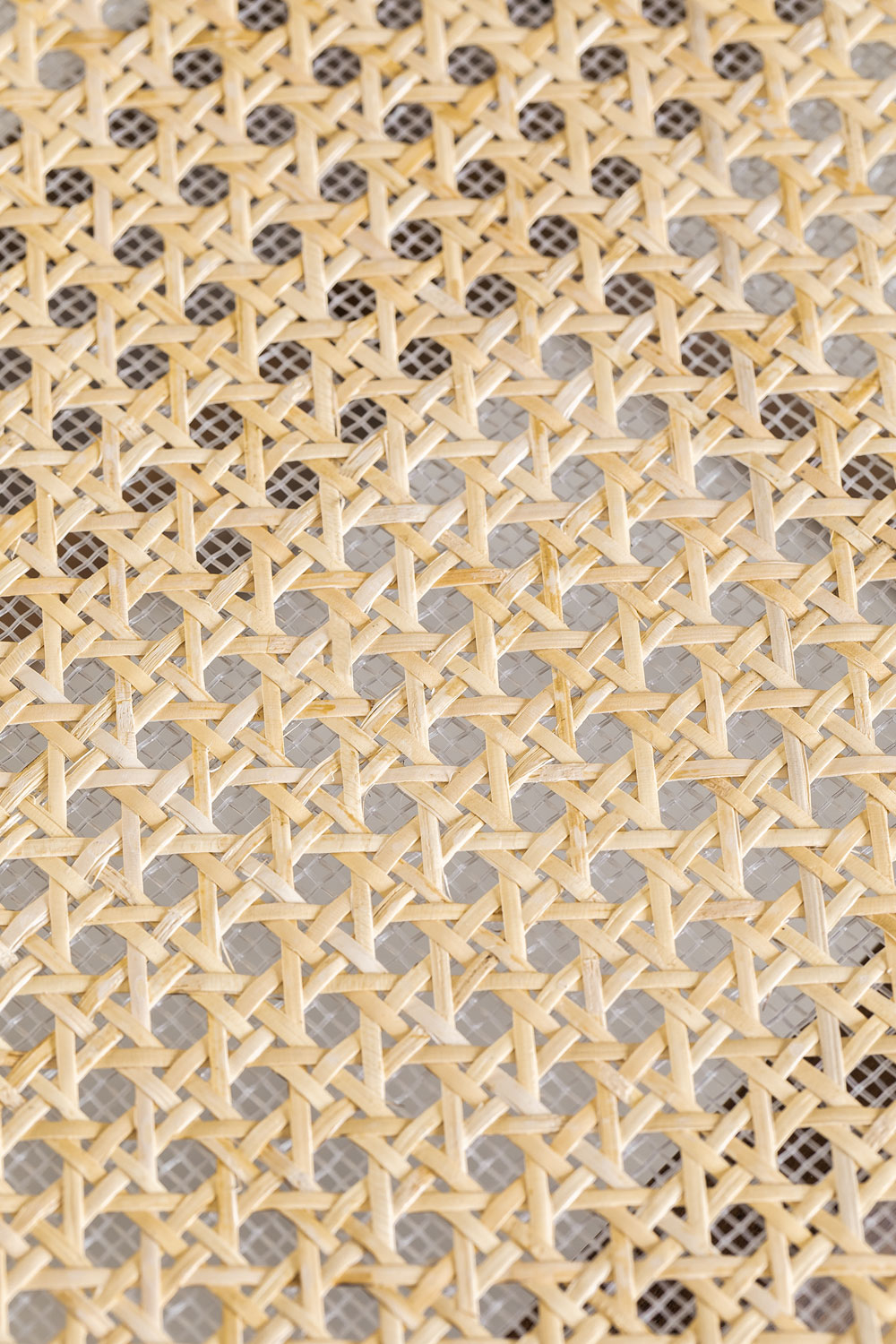 Confezione da 2 sgabelli alti in legno di frassino e rattan (65,5 cm) Lali